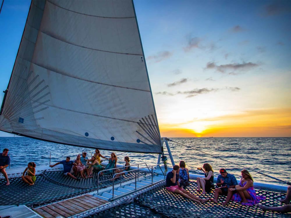Sunset Catamaran Trip – BlueFinn — product listing photograph