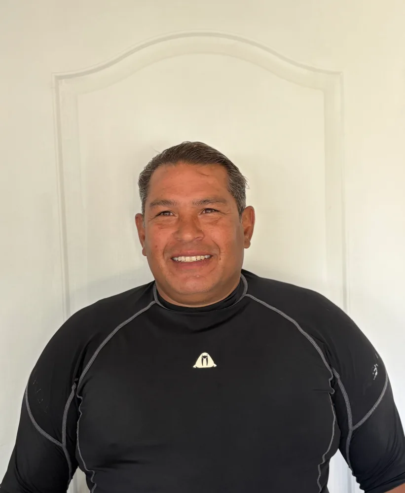 Benito, miembro del equipo de Curaçao Underwater Tours